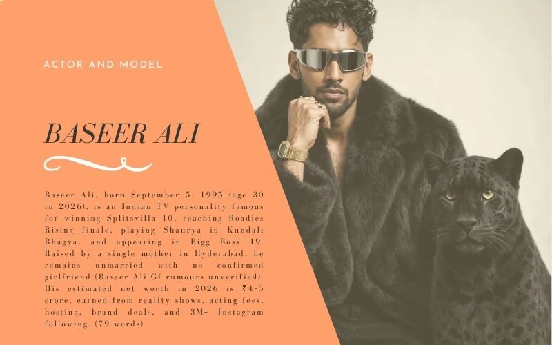 Baseer Ali Net Worth 2026: Bigg Boss Star’s Rise, Family & Career Revealed Baseer Ali Net Worth